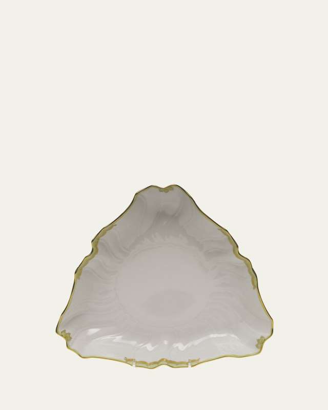 Princess Victoria Green Triangle Dish